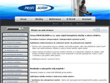 Tablet Screenshot of profialarm.cz